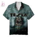 Tesla Forever More Hawaiian Shirt