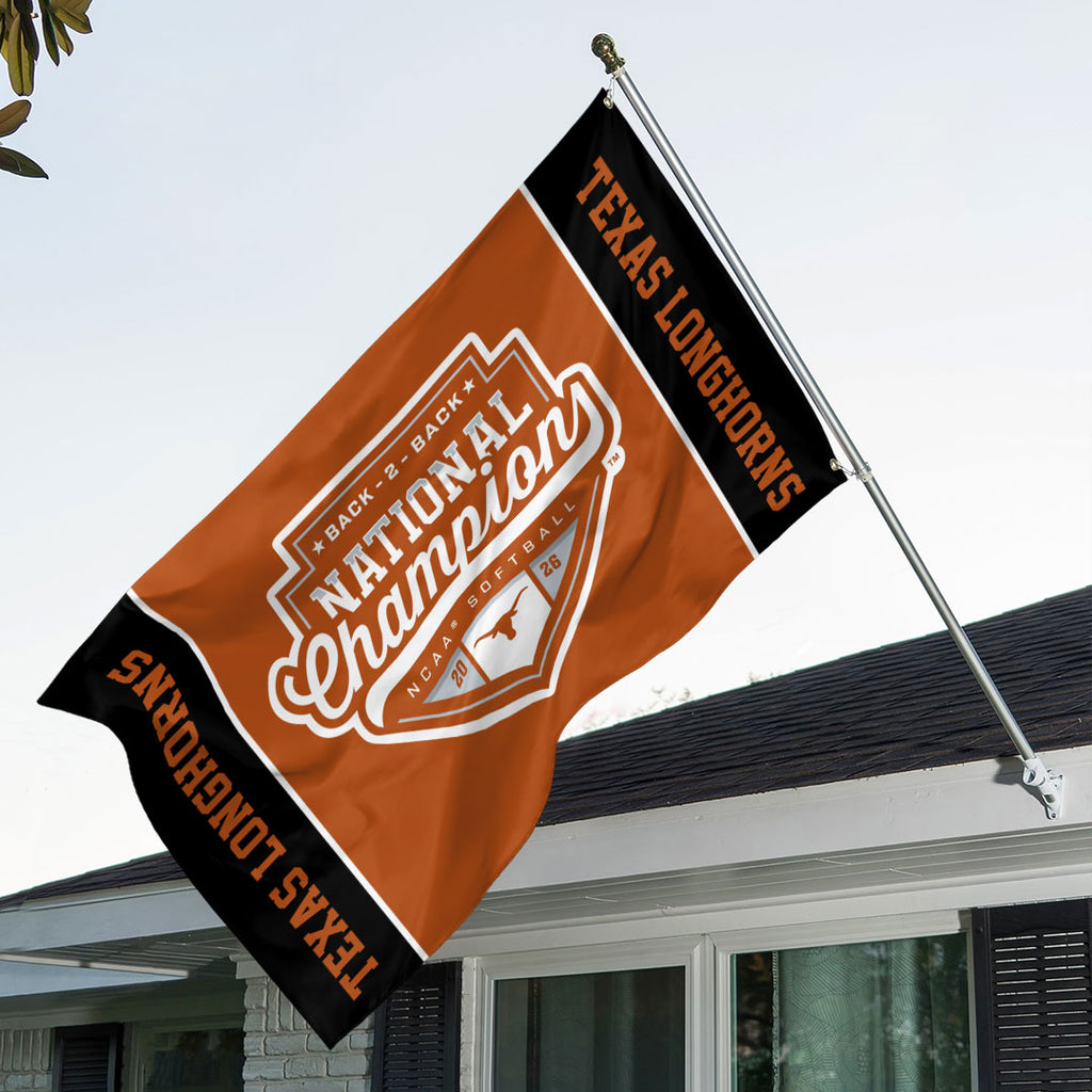 Texas Longhorns 2026 NCAA Women's Softball Champions 3D Double-side House Flag – HOATT18428