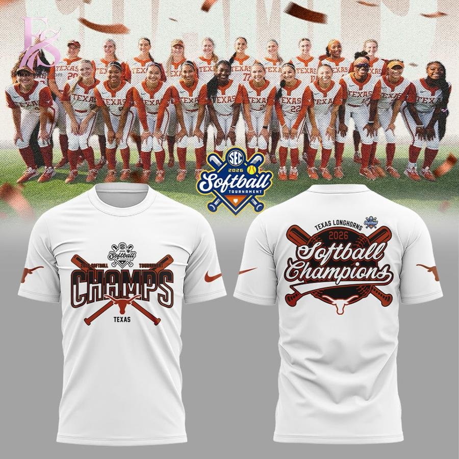 Texas Longhorns 2026 SEC Softball Tournament Champions Locker Room Hoodie