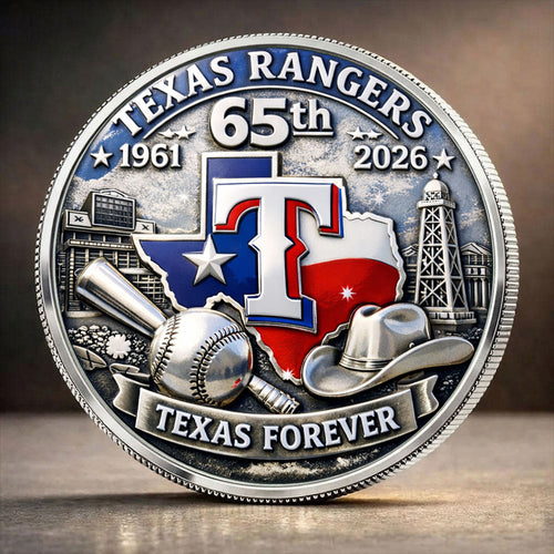 Texas Rangers 65th Anniversary Commemorative Coin – TANTN21608