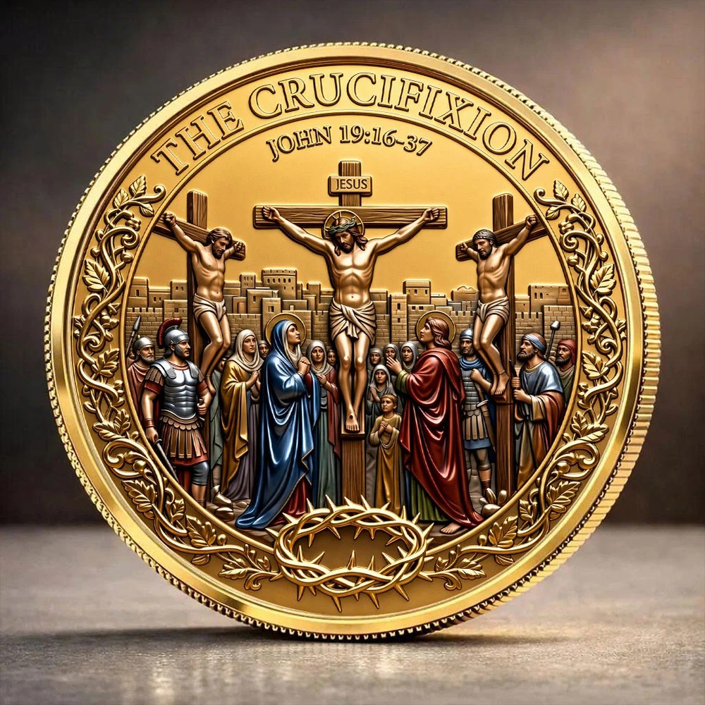 The Crucifixion of Jesus Commemorative Coin – TANTN25341