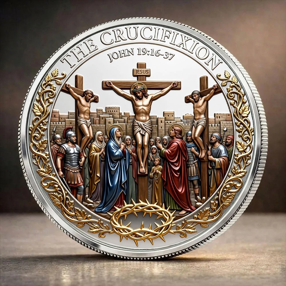 The Crucifixion of Jesus Commemorative Coin – TANTN25341