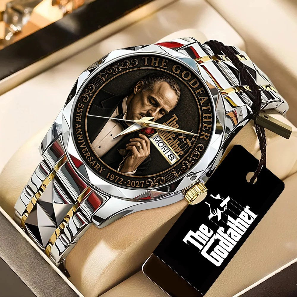 The Godfather 55th Anniversary Alloy Luxury Quartz Watch – TANTN25235