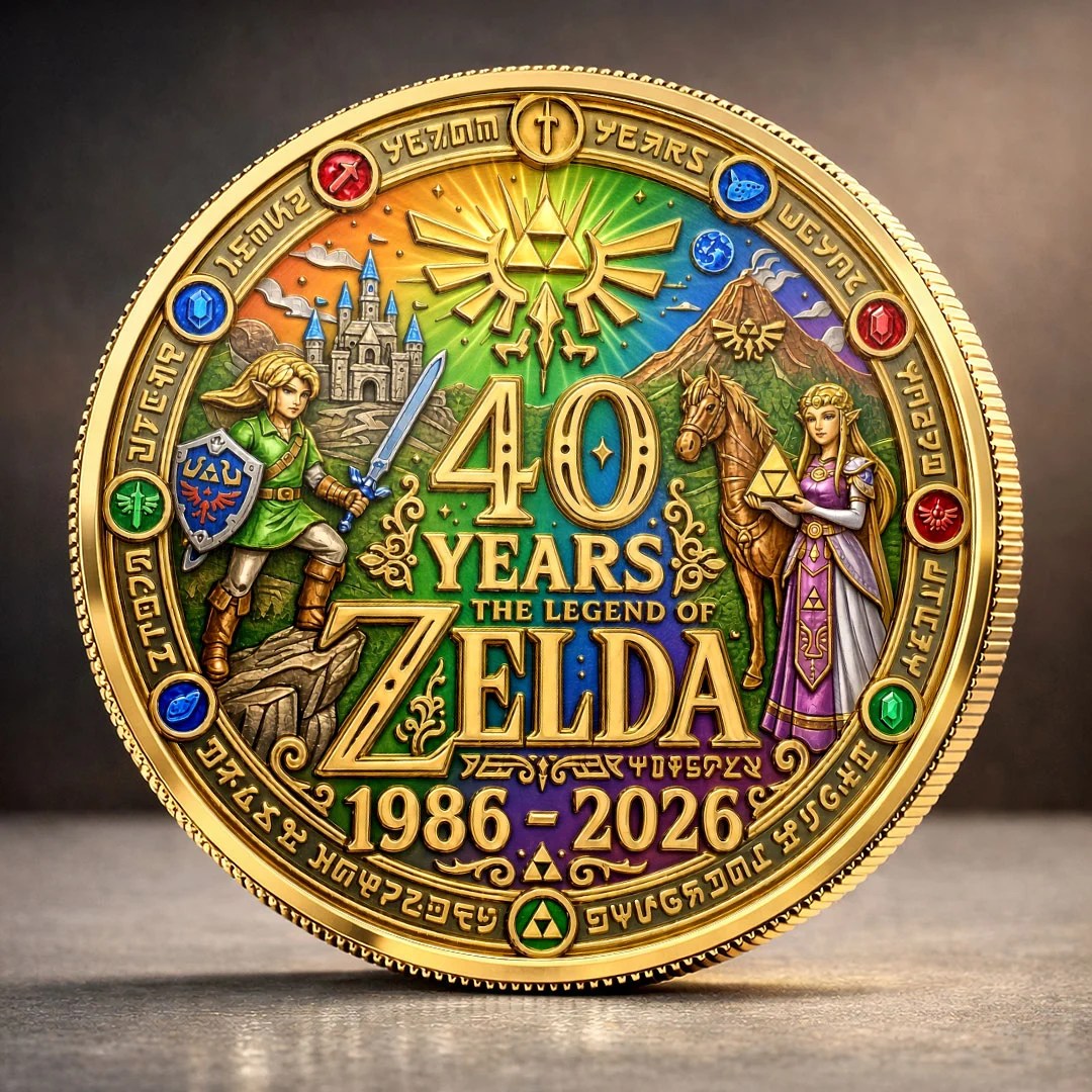The Legend of Zelda 40 Years Commemorative Coin – MAITM15423