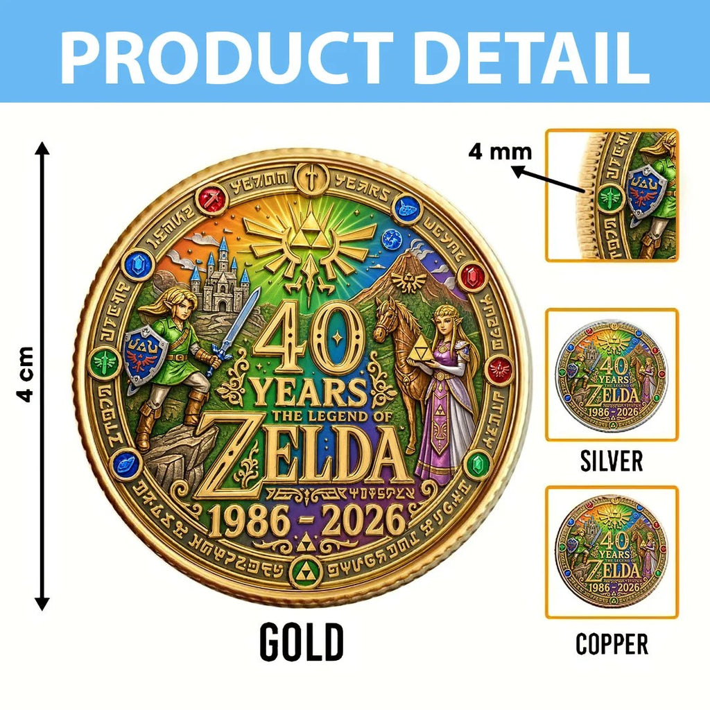 The Legend of Zelda 40 Years Commemorative Coin – MAITM15423