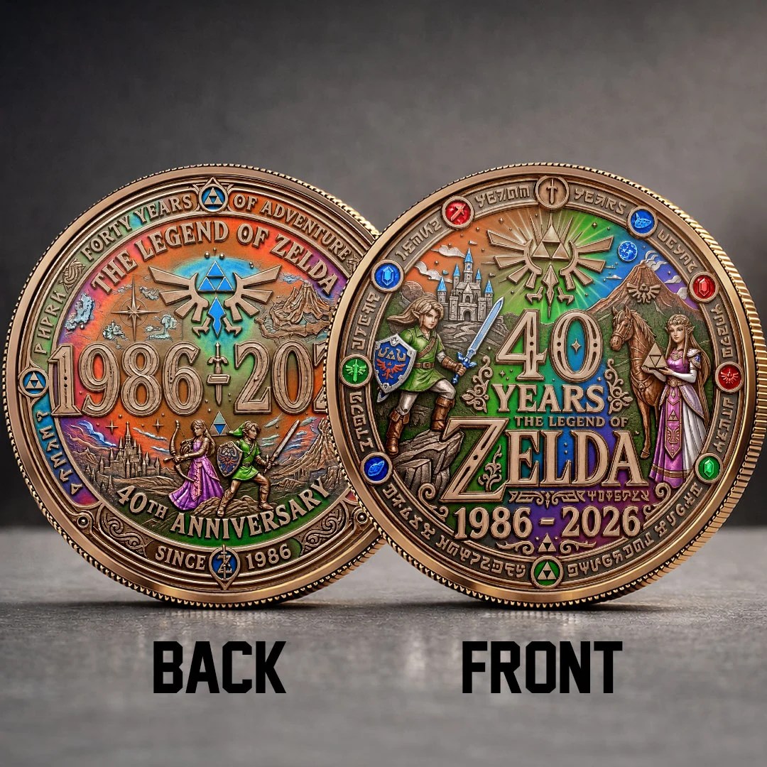 The Legend of Zelda 40 Years Commemorative Coin – MAITM15423