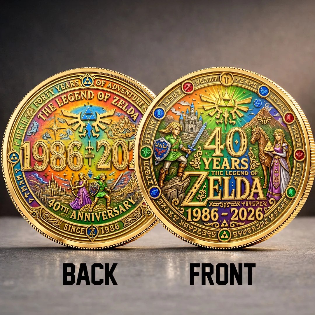 The Legend of Zelda 40 Years Commemorative Coin – MAITM15423