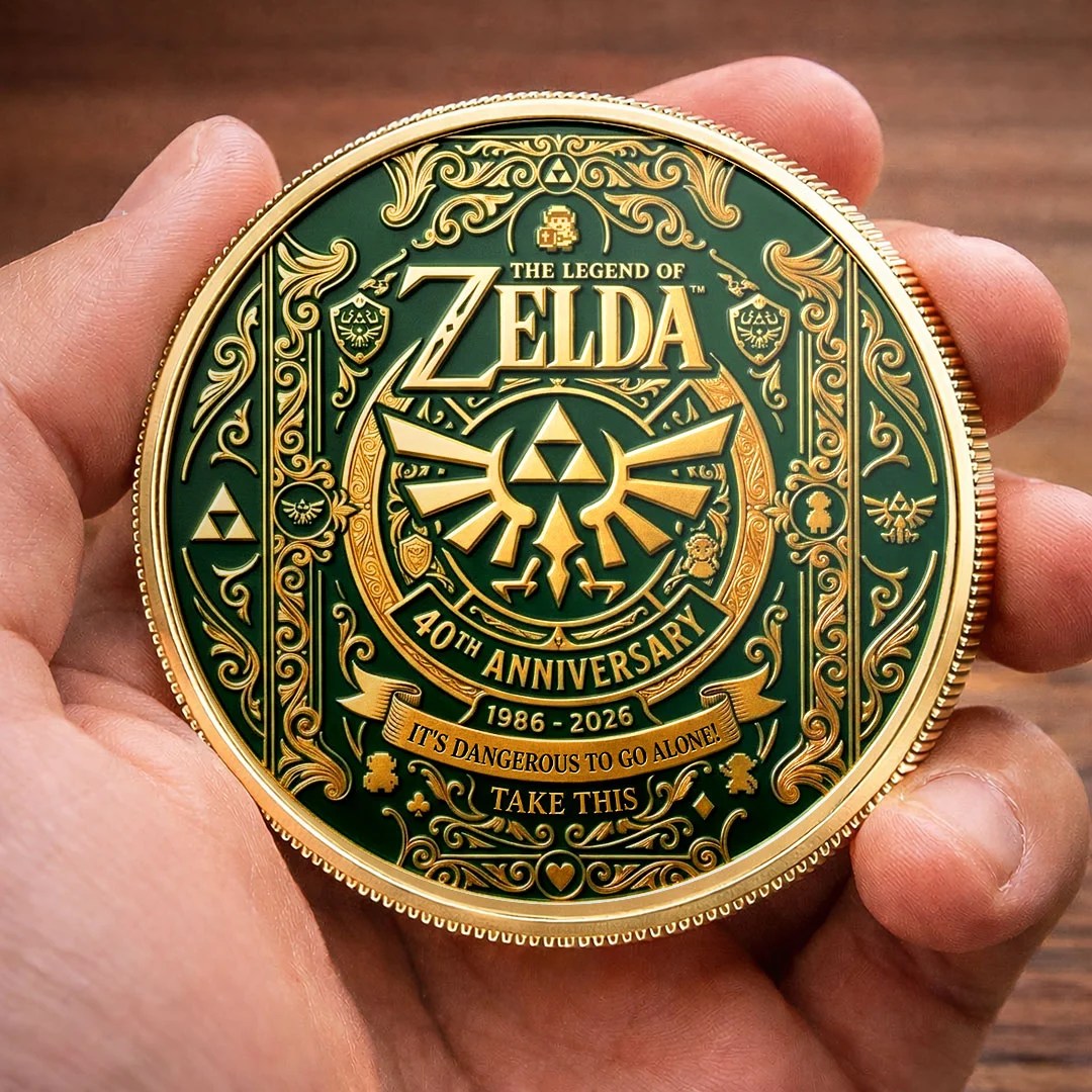 The Legend of Zelda 40 Years Commemorative Coin – MAITM15425