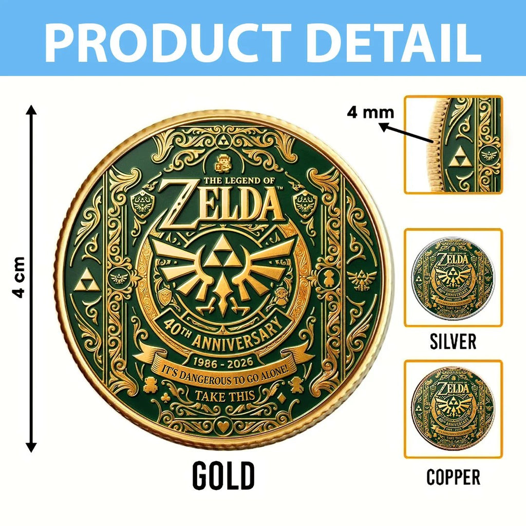 The Legend of Zelda 40 Years Commemorative Coin – MAITM15425