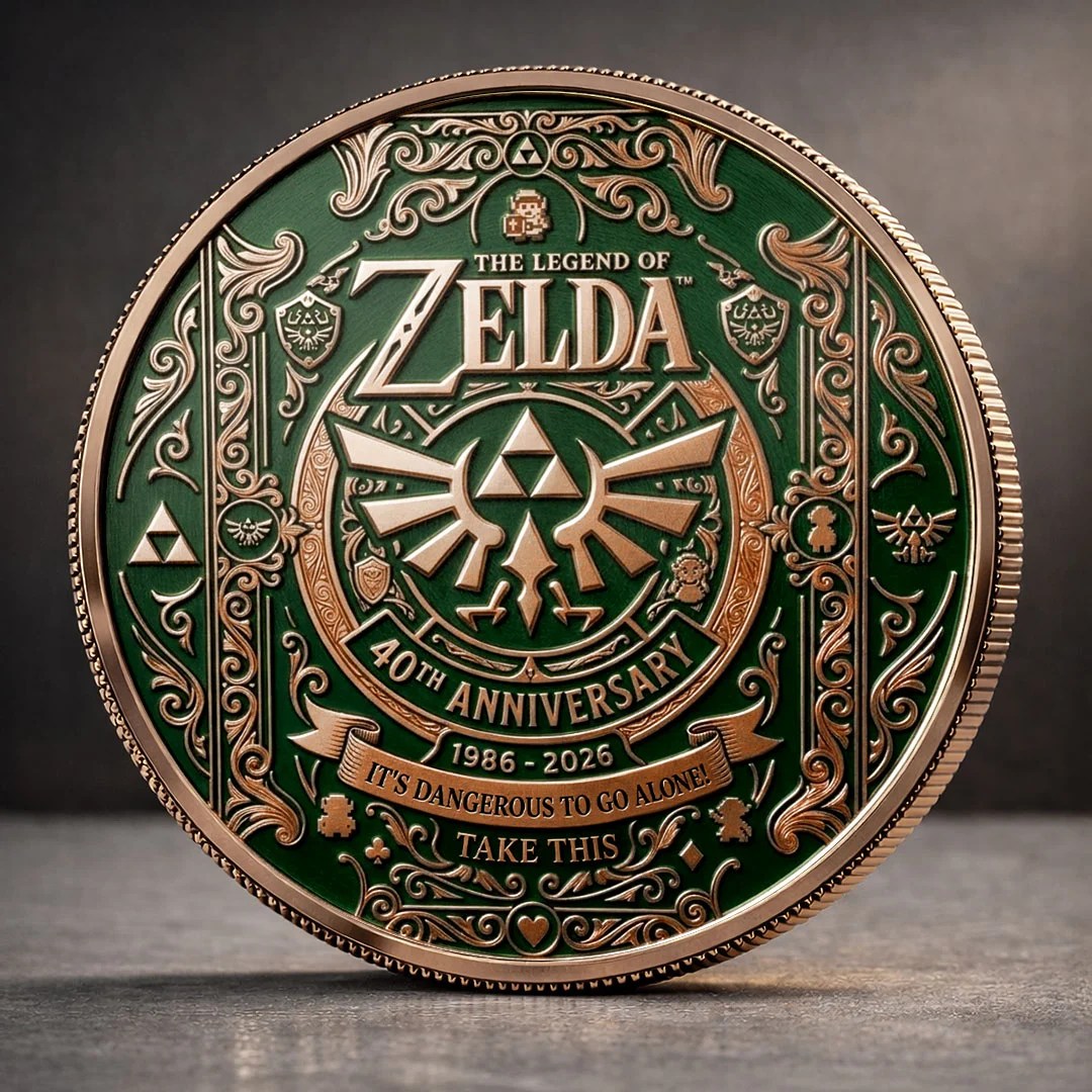 The Legend of Zelda 40 Years Commemorative Coin – MAITM15425