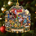 The Legend of Zelda 40th Anniversary Custom Shape 2-side Printed Acrylic Ornament – HOATT26737