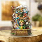 The Legend of Zelda 40th Anniversary Custom Shape Acrylic Plaque – TMTHU4526