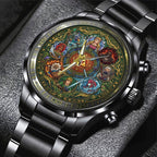 The Legend of Zelda 40th Anniversary Black Stainless Steel Watch – TMTHU10111