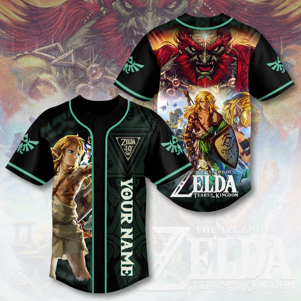The Legend of Zelda 40th Anniversary Baseball Jersey – TANTN20317