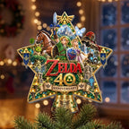 The Legend of Zelda 40th Anniversary Christmas Tree Topper – TMTHU9674
