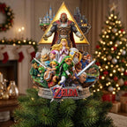 The Legend of Zelda 40th Anniversary Christmas Tree Topper – TMTHU9717