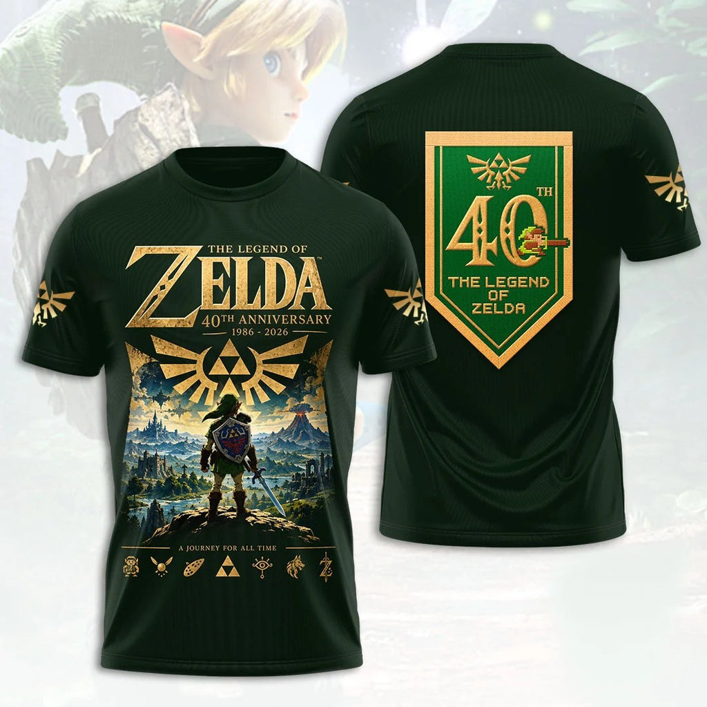 The Legend of Zelda 40th Anniversary3D Apparel – HOATT21076