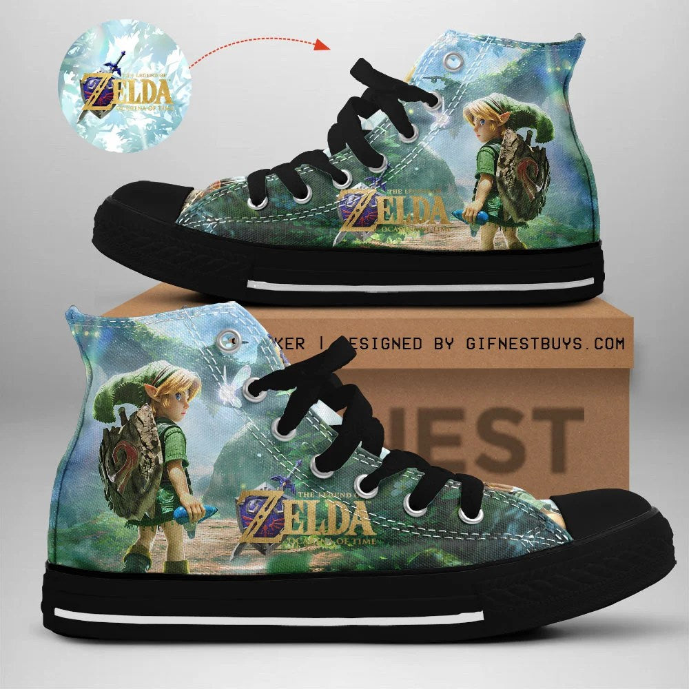 The Legend of Zelda High Top Canvas Shoes – TANTN25555