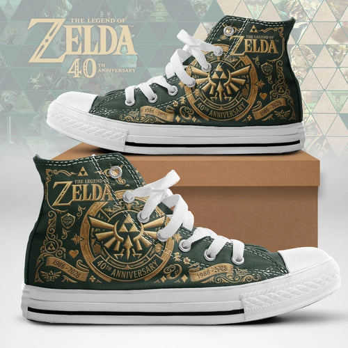 The Legend of Zelda: Ocarina of Time High Top Canvas Shoes – TMTHU9833