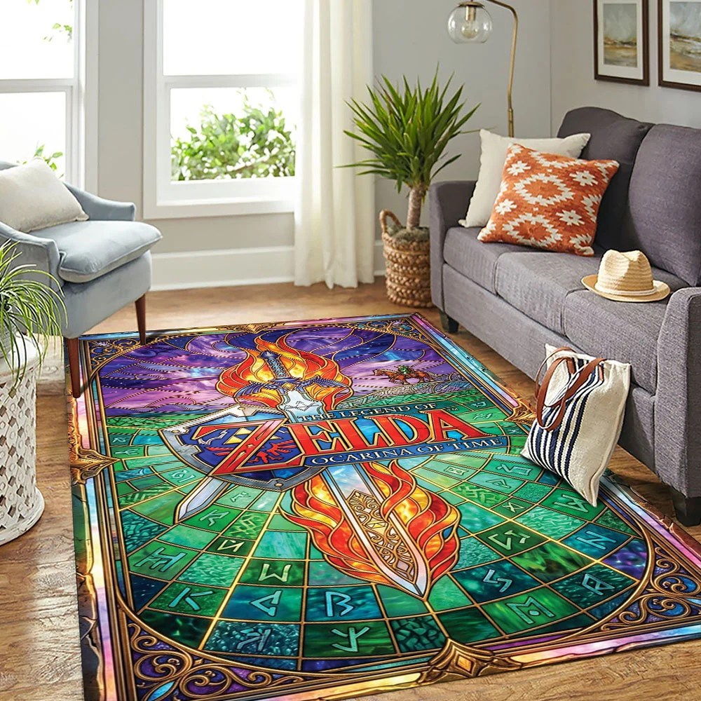 The Legend of Zelda: Ocarina of Time Rectangular Rug – MAITM15401