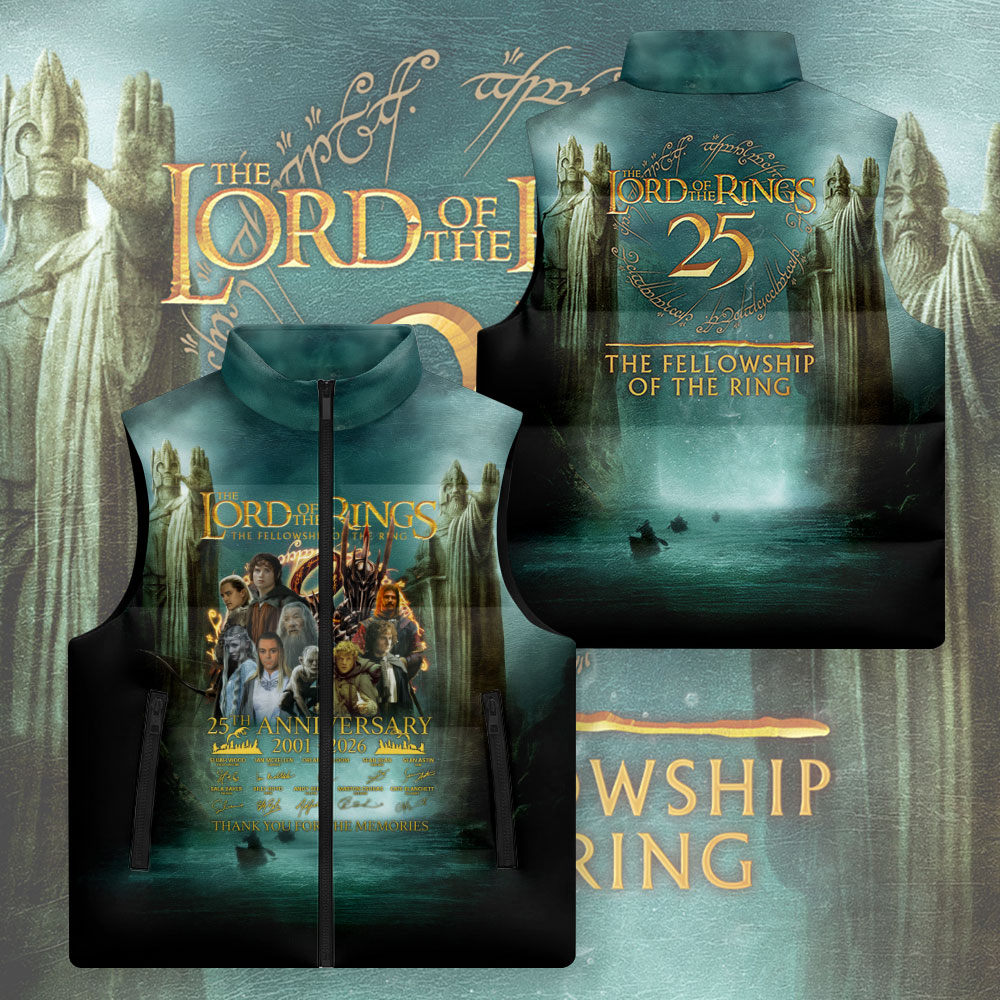 The Lord Of The Rings 25th Anniversary 2026 3D Sleeveless Down Jacket – GNE4760