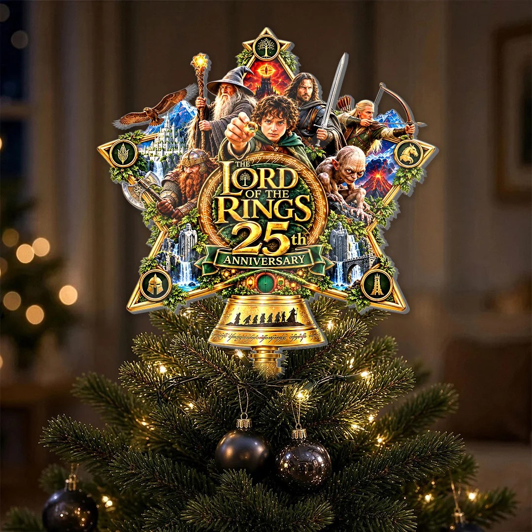 The Lord of the Rings 25th Anniversary Christmas Tree Topper – HOATT21482