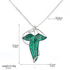 The Lord of the Rings Arwen Elven Leaf Pendant Necklace – MAITMDROP152