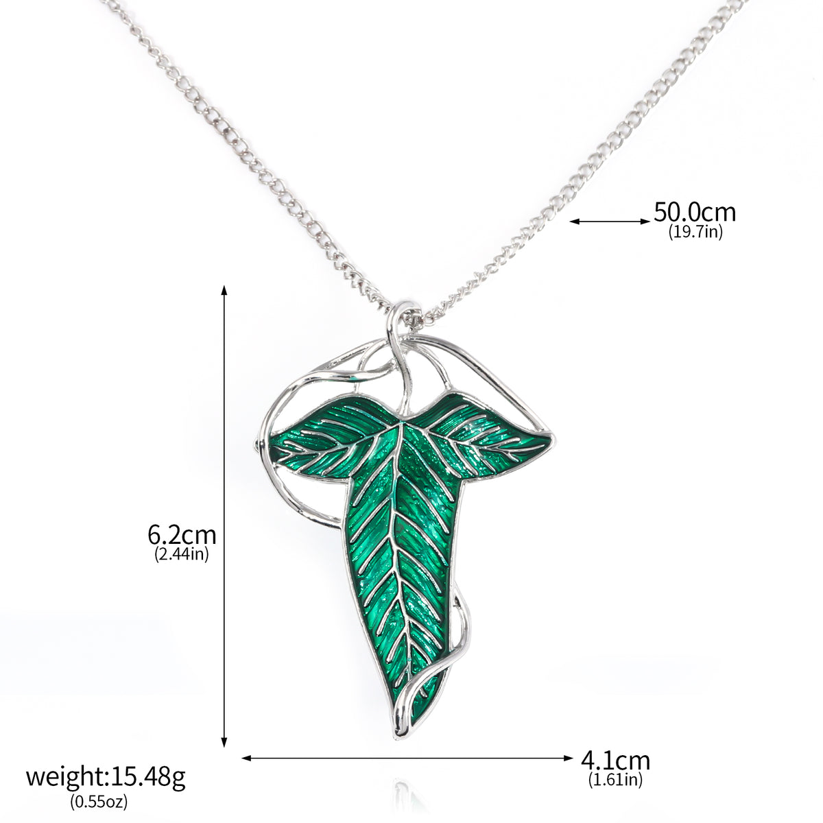 The Lord of the Rings Arwen Elven Leaf Pendant Necklace – MAITMDROP152