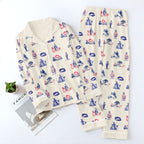 The Lord of the Rings Satin Pajama Set with Piping – GNE5254