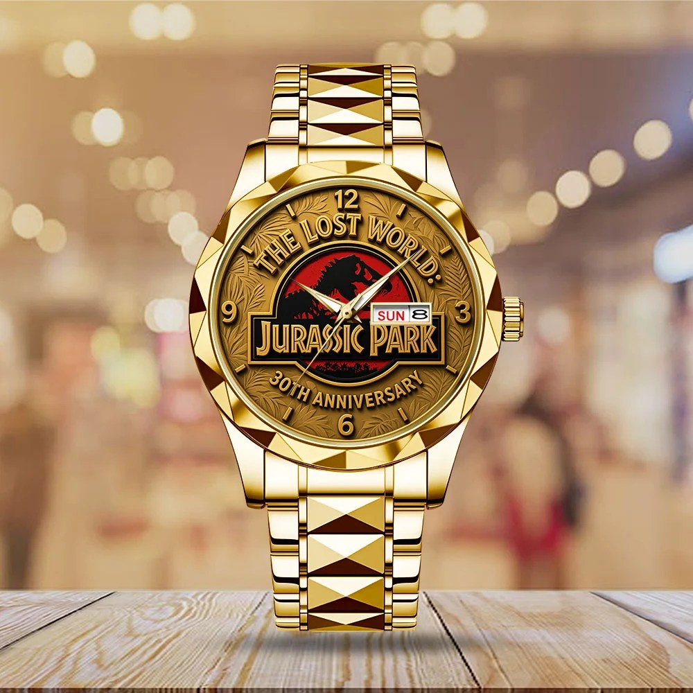 The Lost World: Jurassic Park 30th Anniversary Alloy Luxury Quartz Watch – TMTHU8850