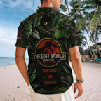 The Lost World: Jurassic Park 30th Anniversary Short Sleeve Button-Down Shirt – TMTHU8853