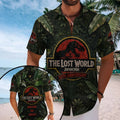 The Lost World: Jurassic Park 30th Anniversary Short Sleeve Button-Down Shirt – TMTHU8853
