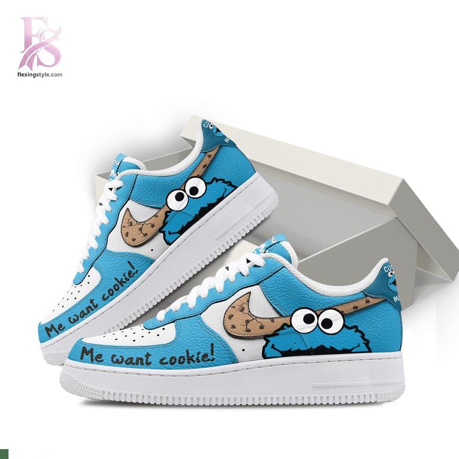 The Muppets Cookie Monster Air Force Shoes