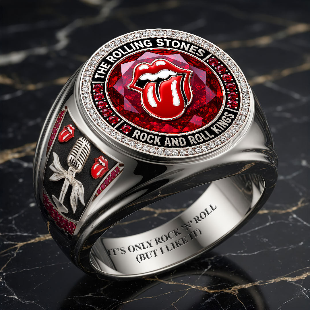 The Rolling Stones 3D Engraved Ring – HOATT18542