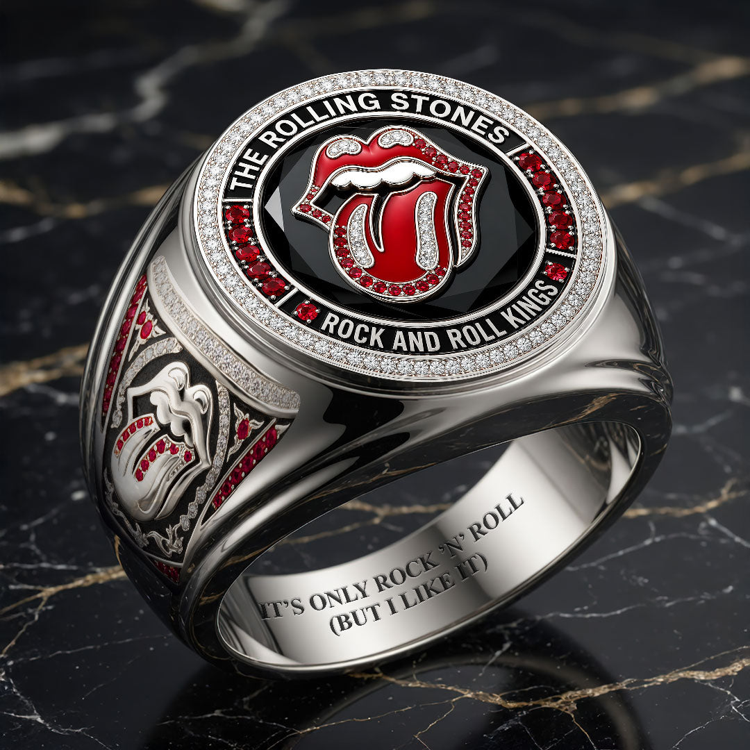 The Rolling Stones 3D Engraved Ring – HOATT18883