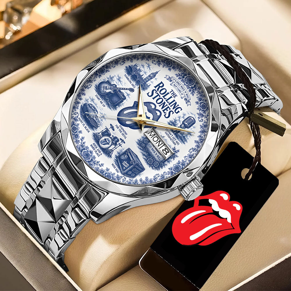 The Rolling Stones Alloy Luxury Quartz Watch – TANTN24476