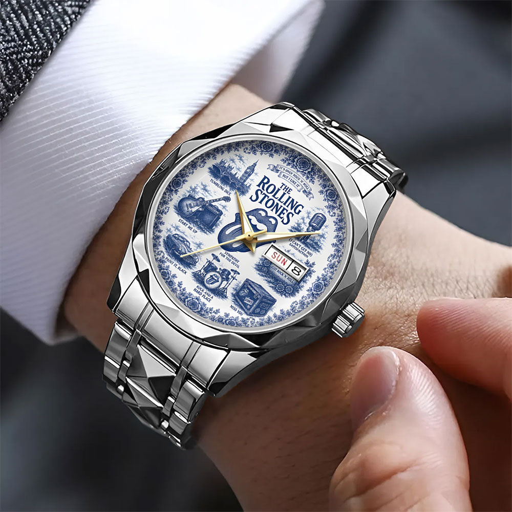 The Rolling Stones Alloy Luxury Quartz Watch – TANTN24476