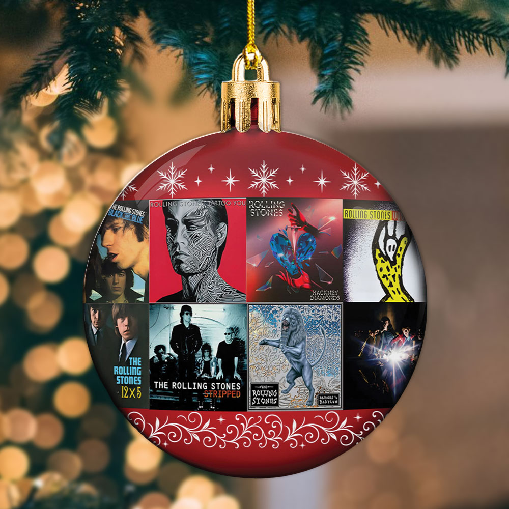 The Rolling Stones Custom Shape 2-sided Acrylic Ornament – MAITM13792