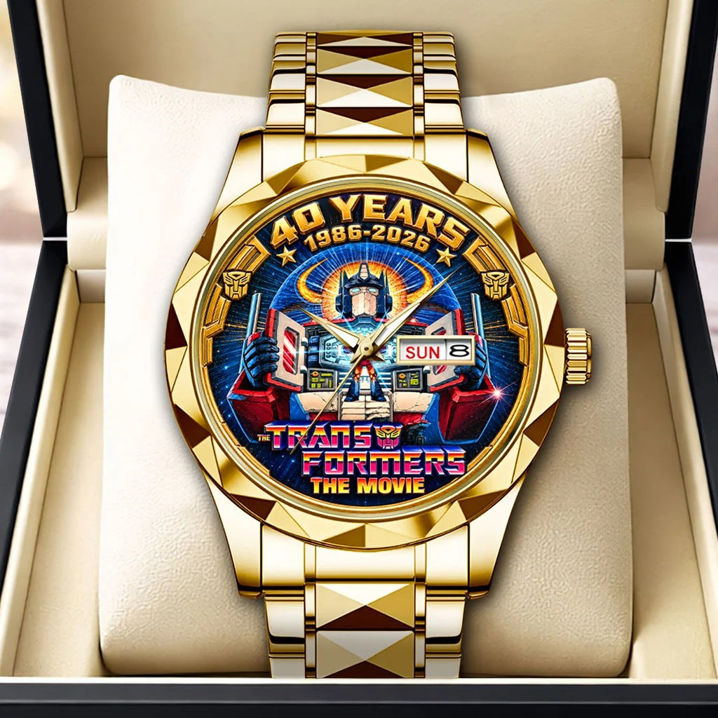 The Transformers: The Movie 40th Anniversary Alloy Luxury Quartz Watch – HOATT26899