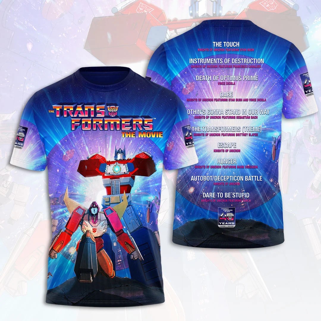 The Transformers: The Movie 40th Anniversary 3D Apparel – HOATT26895