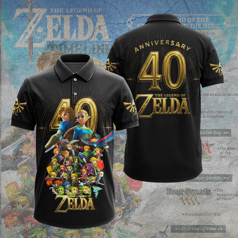 The Legend of Zelda 40th Anniversary 3D Apparel – GNE4880