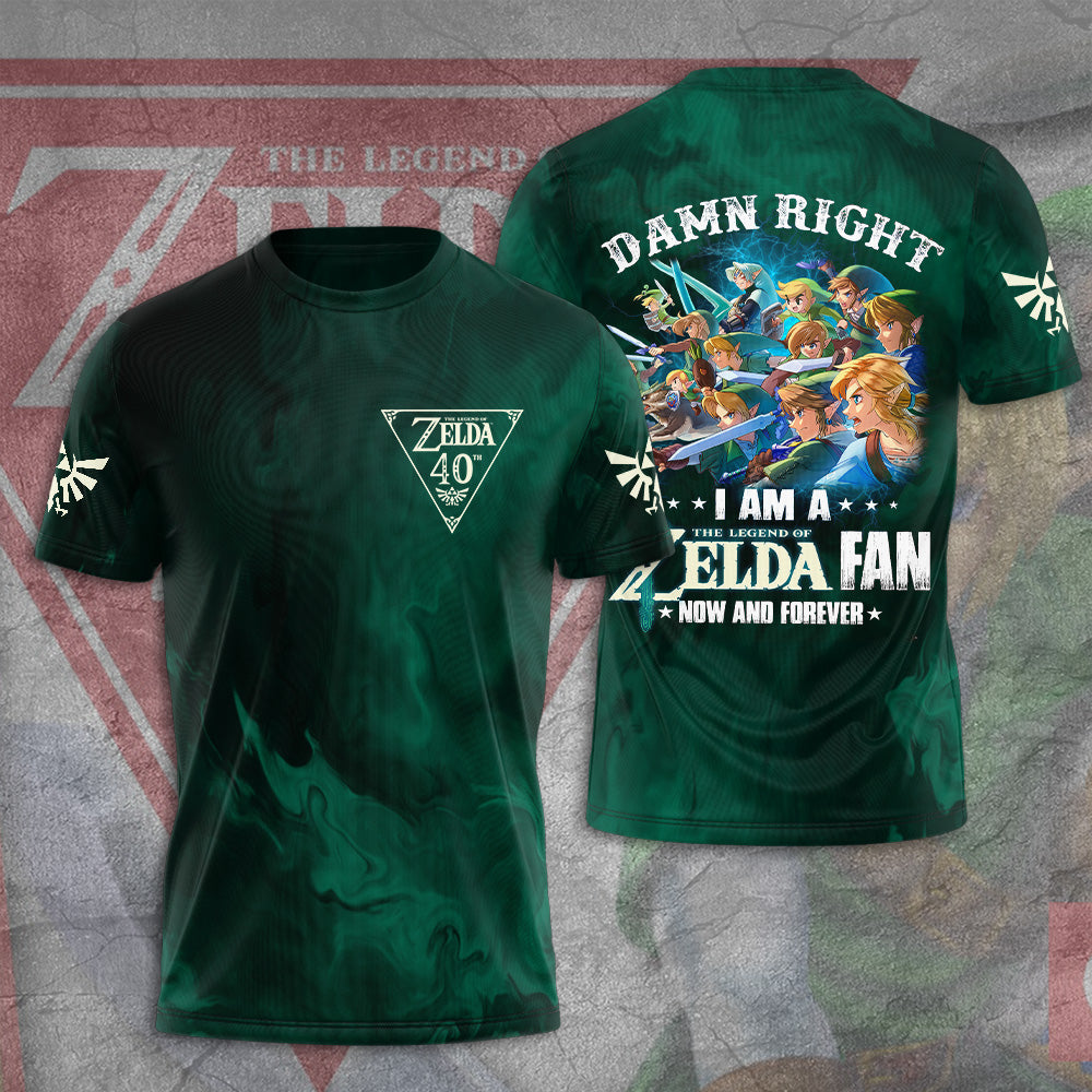 The Legend of Zelda 40th Anniversary 3D Apparel – TANTN20254