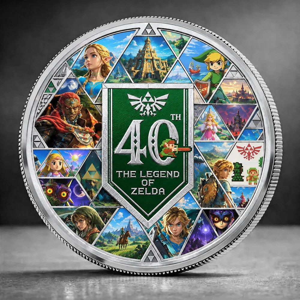 The Legend of Zelda 40th Anniversary Commemorative Coin – GNE8638