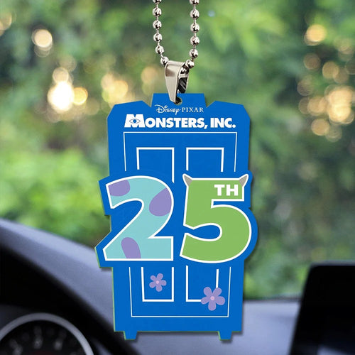 Monsters, Inc. 25th Anniversary Custom Shape 2-sided Acrylic Car Ornament – GNE9201