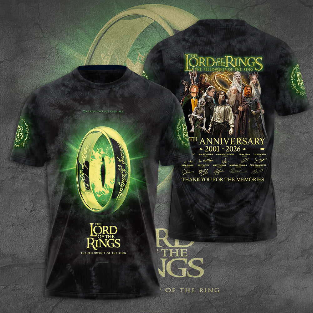 The Lord of the Rings 25th Anniversary 3D Apparel – TANTN19295