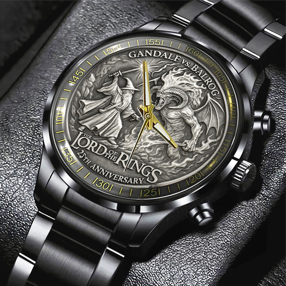 The Lord of the Rings Black Stainless Steel Watch – TANTN19320