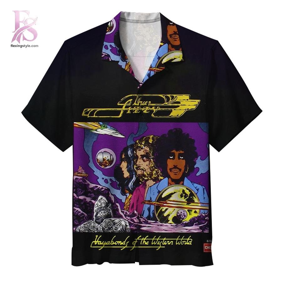 Thin Lizzy Vagabonds of the Western World Album Hawaiian Shirt