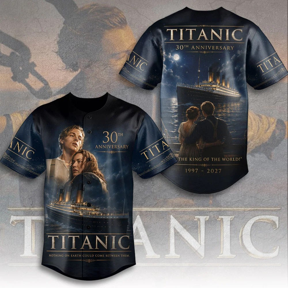 Titanic 30th Anniversary Baseball Jersey – TMTHU8954