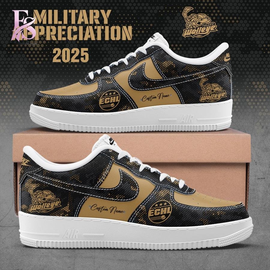 Toledo Walleye 2026 Military Appreciation Nike Air Force 1