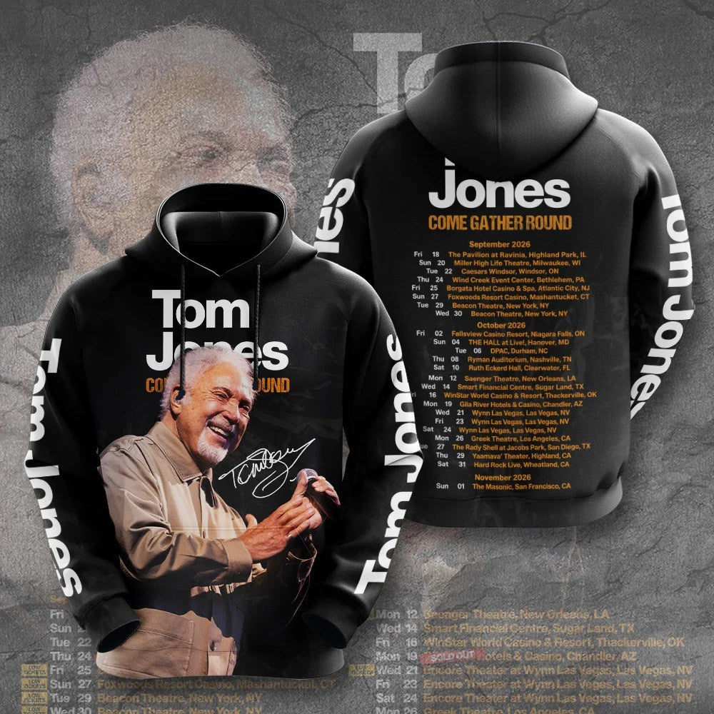 Tom Jones Tour 2026 3D Apparel – GNE8371